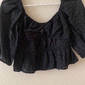 A new day cropped tee